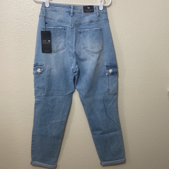 NWT High waist cargo jeans - Picture 5 of 7